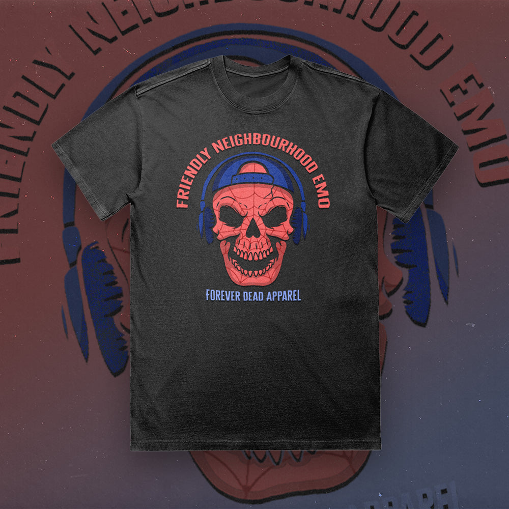 Friendly Neighbourhood Emo - Stonewash Front Print